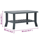 Coffee Table 90X60X46 Cm Plastic