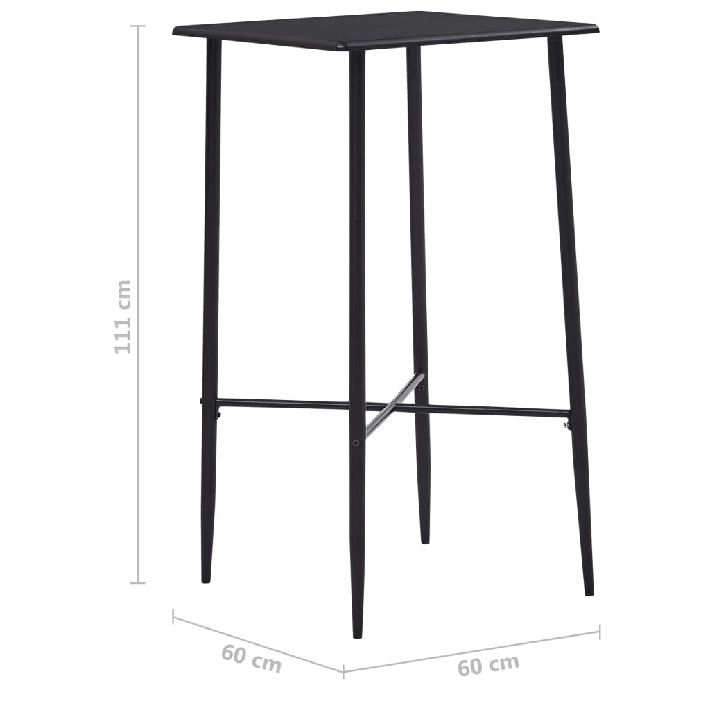 3 Piece Bar Set Plastic