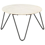 Coffee Table Real Stone With Marble Texture