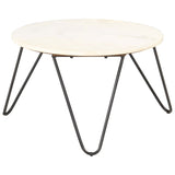Coffee Table Real Stone With Marble Texture
