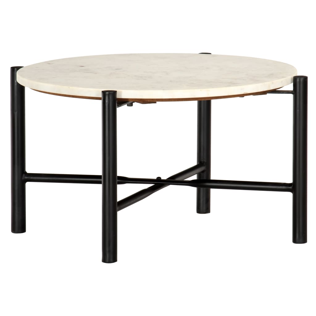 Coffee Table Real Stone With Marble Texture
