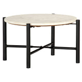 Coffee Table Real Stone With Marble Texture