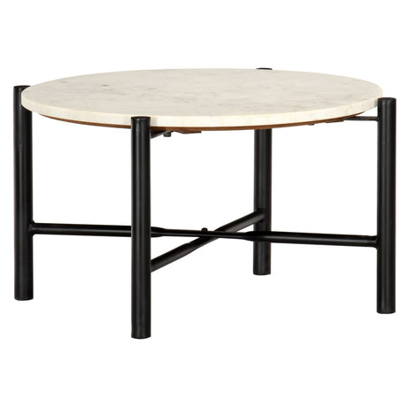 Coffee Table Real Stone With Marble Texture