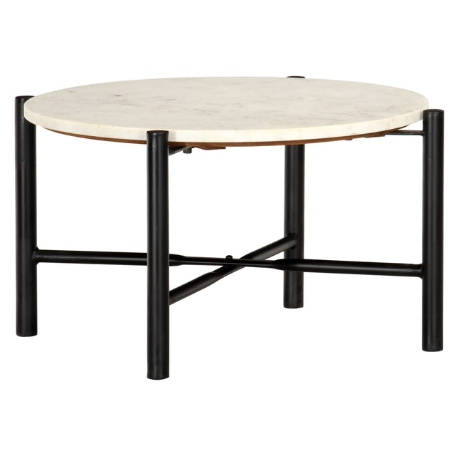 Coffee Table Real Stone With Marble Texture