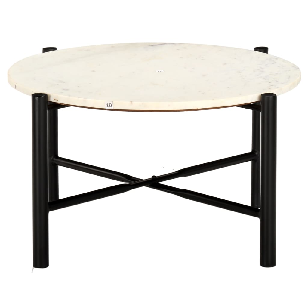 Coffee Table Real Stone With Marble Texture