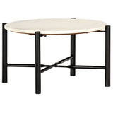 Coffee Table Real Stone With Marble Texture