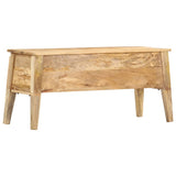 Storage Box 99X35X48 Cm Solid Mango Wood