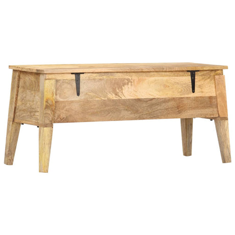 Storage Box 99X35X48 Cm Solid Mango Wood