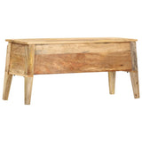 Storage Box 99X35X48 Cm Solid Mango Wood