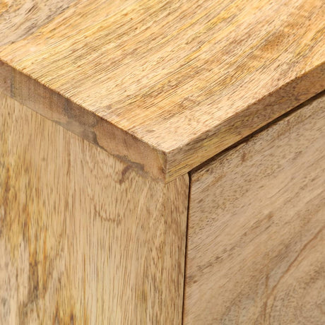 Bedside Cabinet 40X35X55 Cm Solid Mango Wood