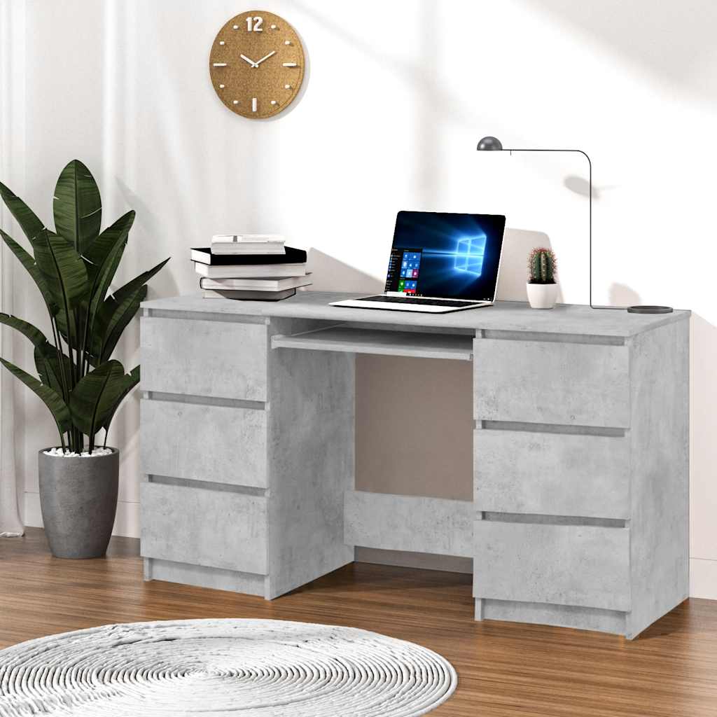 Writing Desk 140X50X77 Cm Engineered Wood