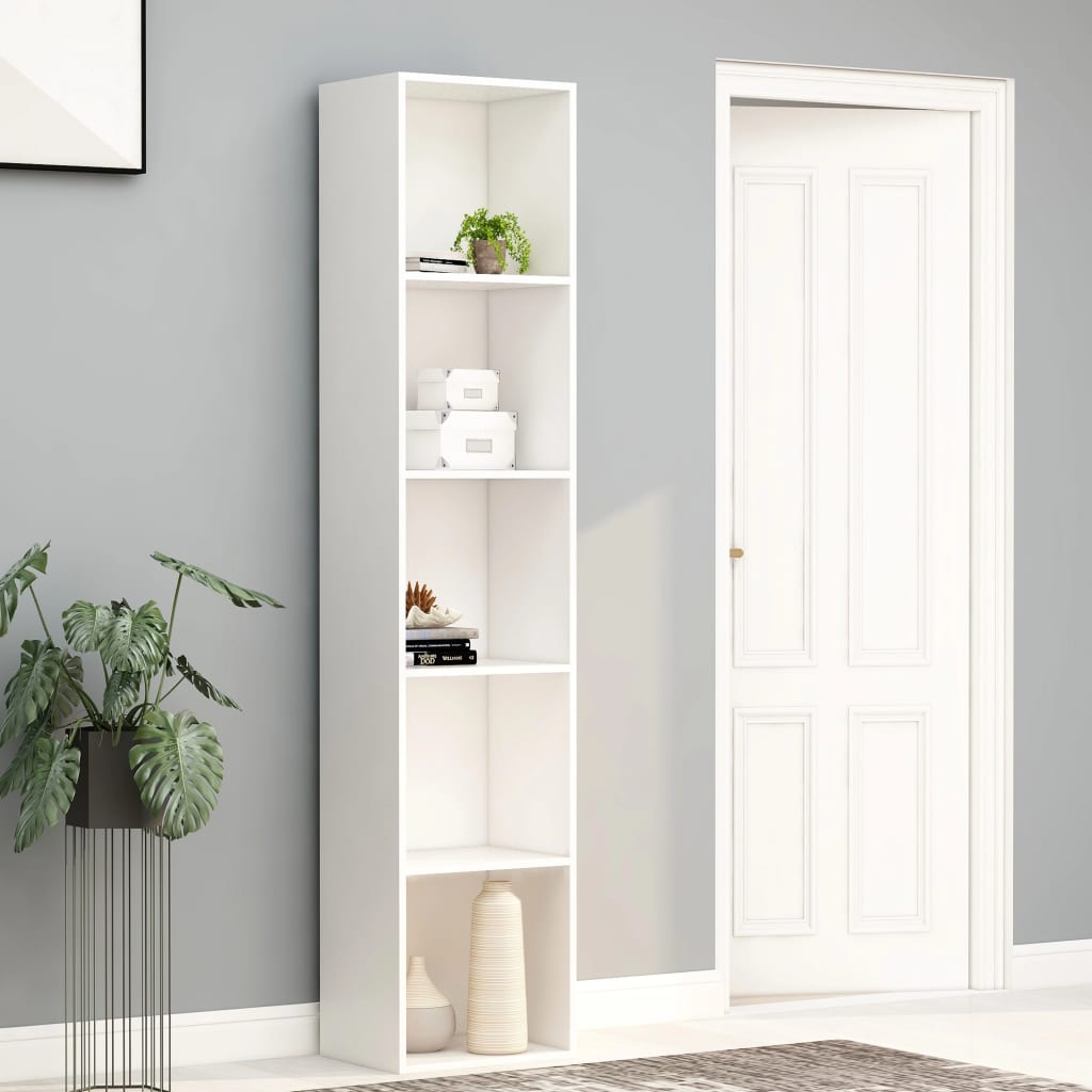 5-Tier Book Cabinet 80X30X Engineered Wood