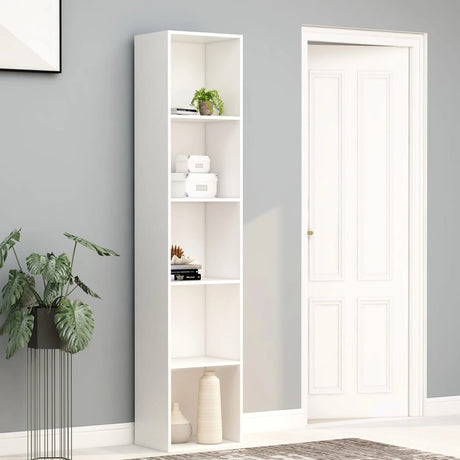 5-Tier Book Cabinet 80X30X Engineered Wood
