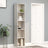 5-Tier Book Cabinet 80X30X Engineered Wood