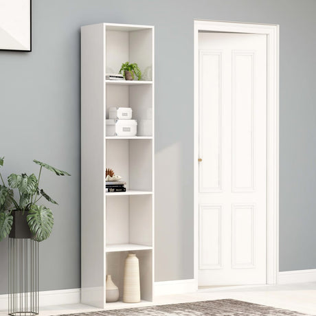 5-Tier Book Cabinet 80X30X Engineered Wood