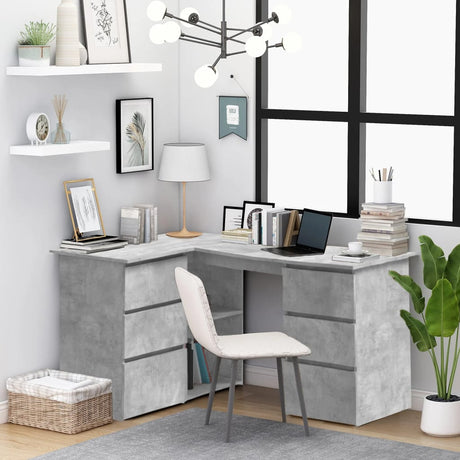 Corner Desk 145X100X76 Cm Engineered Wood