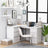 Corner Desk 145X100X76 Cm Engineered Wood
