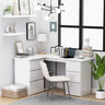 Corner Desk 145X100X76 Cm Engineered Wood