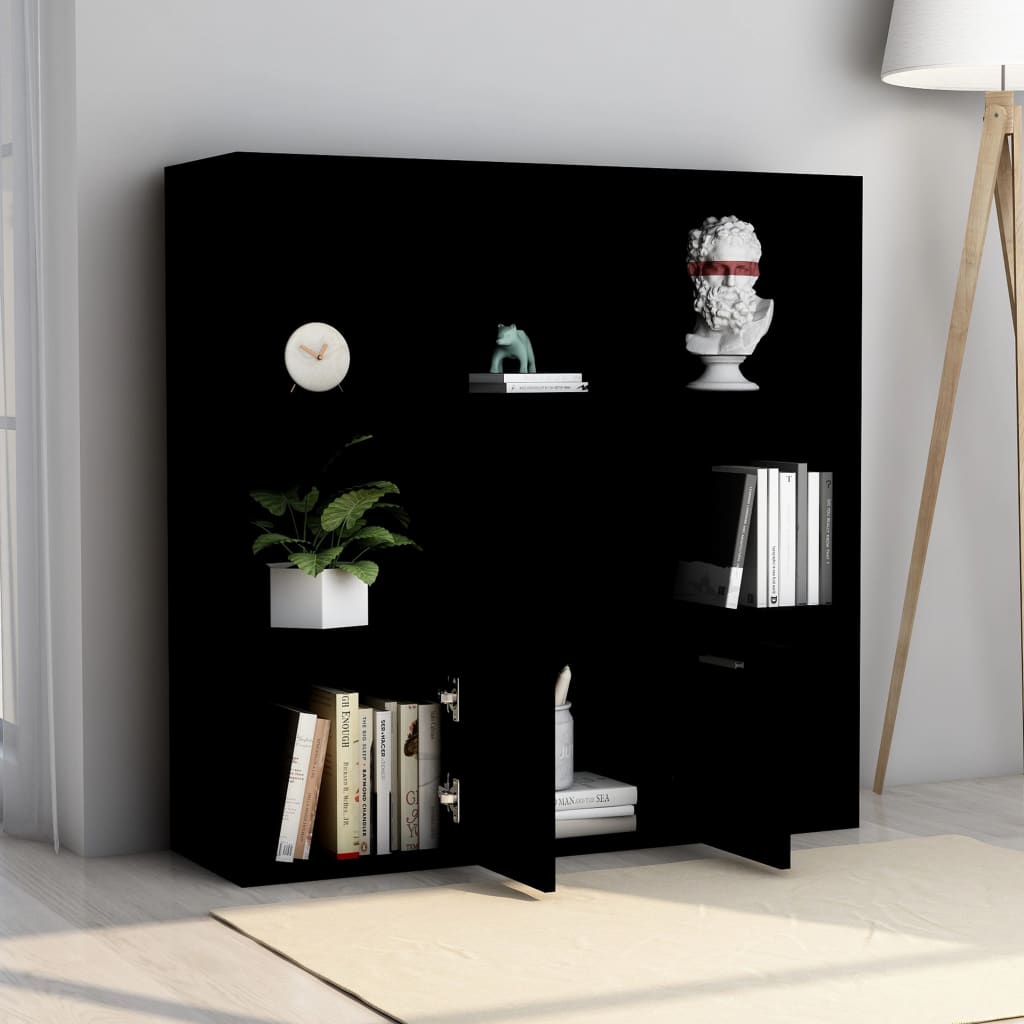 Book Cabinet 98X30X98 Cm Engineered Wood
