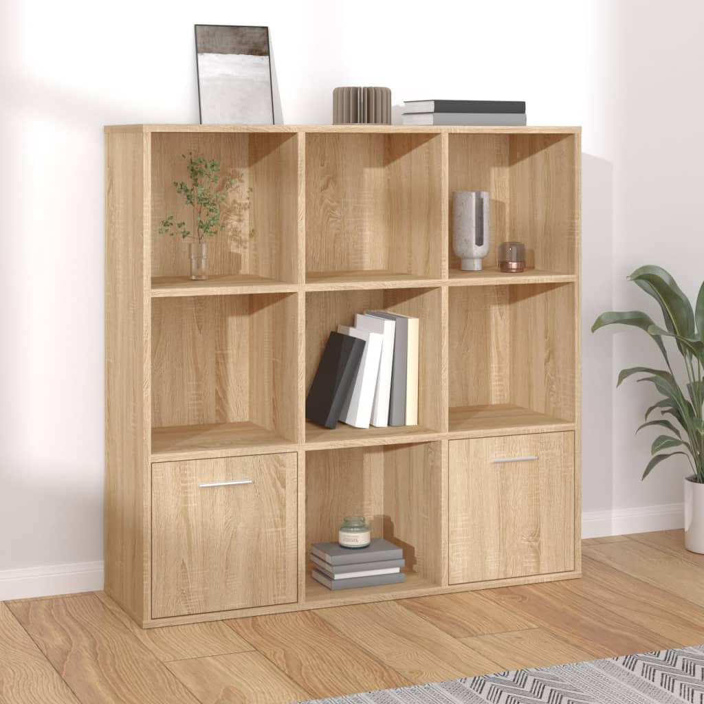 Book Cabinet 98X30X98 Cm Engineered Wood