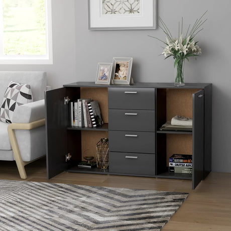 Sideboard 120X35.5X75 Cm Engineered Wood