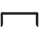 Garden Bench 120.5 Cm Ps Board Black