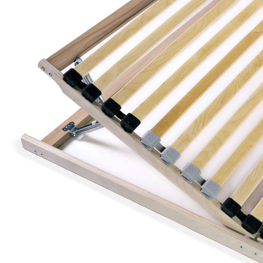 Slatted Bed Bases Without Mattress 2 Pcs With