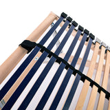 Slatted Bed Bases Without Mattress 2 Pcs With