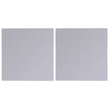 Frameless Mirror Tiles Glass 16 Pcs 20.5 Cm