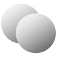 Wall Mirrors 2 Pcs 40 Cm Round Glass