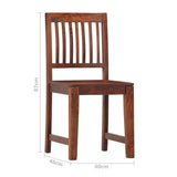 Dining Chairs 6 Pcs Solid Mango Wood