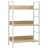 3-Layer Book Shelf 60X27.6X Engineered Wood
