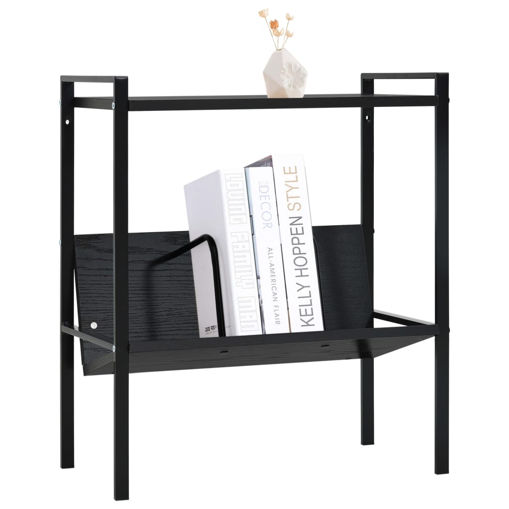 2-Layer Book Shelf 52X28X59 Cm Engineered Wood
