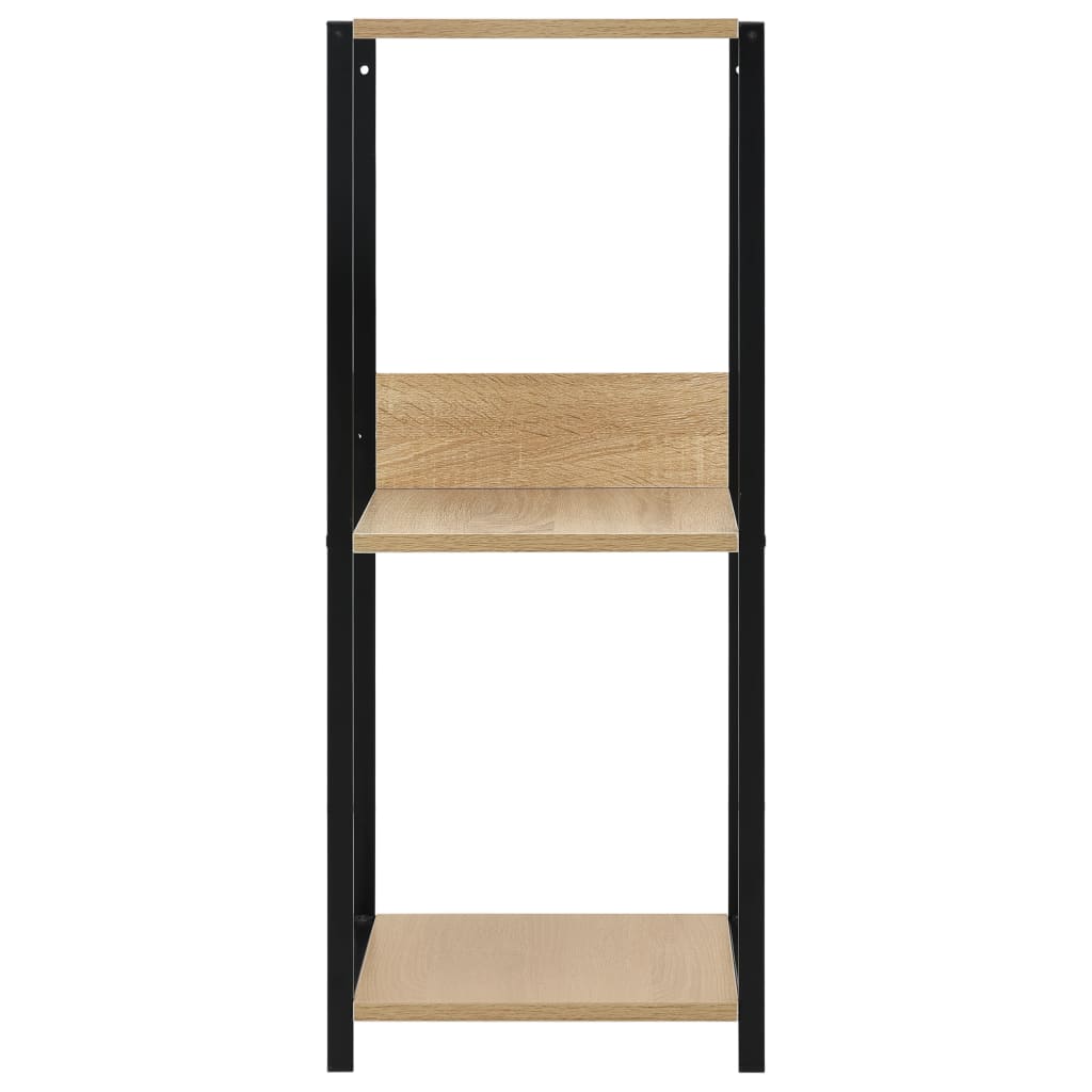 Small Straight Book Shelf 33.5X39.6X79.7 Cm Engineered Wood