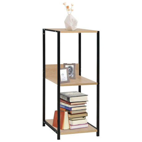 Small Straight Book Shelf 33.5X39.6X79.7 Cm Engineered Wood