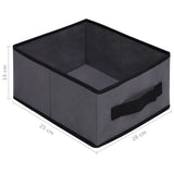 Storage Cabinet With 6 Drawers 55X29X55 Cm Steel