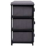 Storage Cabinet With 6 Drawers 55X29X55 Cm Steel