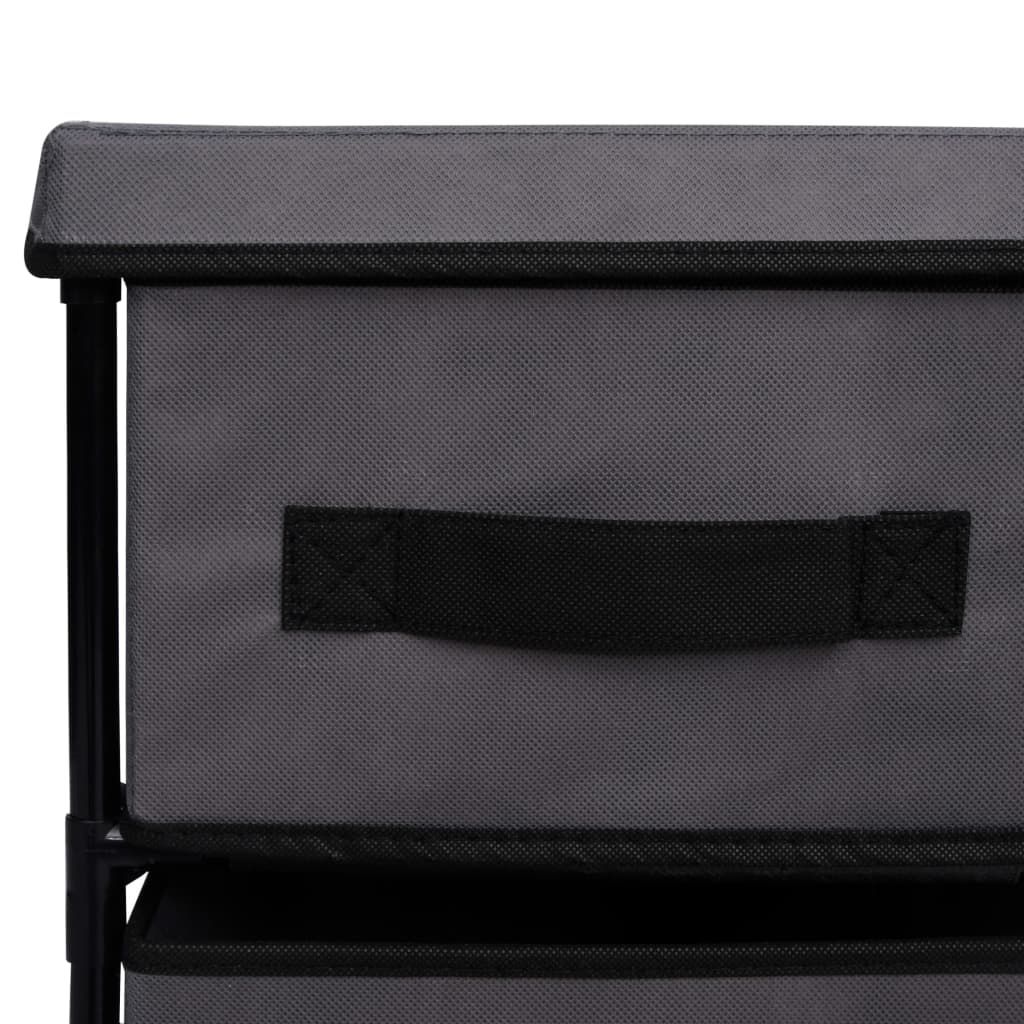 Storage Cabinet With 6 Drawers 55X29X55 Cm Steel