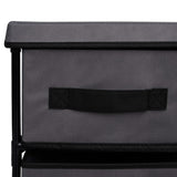 Storage Cabinet With 6 Drawers 55X29X55 Cm Steel