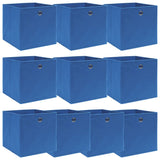 Storage Boxes With Lids 4 Pcs Grey 32X32X32 Cm Fabric