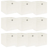 Storage Boxes With Lids 4 Pcs Grey 32X32X32 Cm Fabric