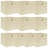 Storage Boxes With Lids 4 Pcs Grey 32X32X32 Cm Fabric