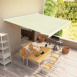Manual Cassette Awning Blue And White