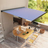 Manual Cassette Awning Blue And White