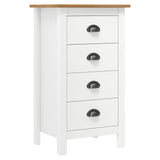 Sideboard Hill White Solid Pine Wood