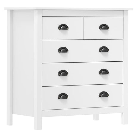 Sideboard Hill White Solid Pine Wood