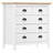 Sideboard Hill White Solid Pine Wood