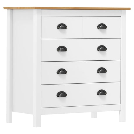 Sideboard Hill White Solid Pine Wood