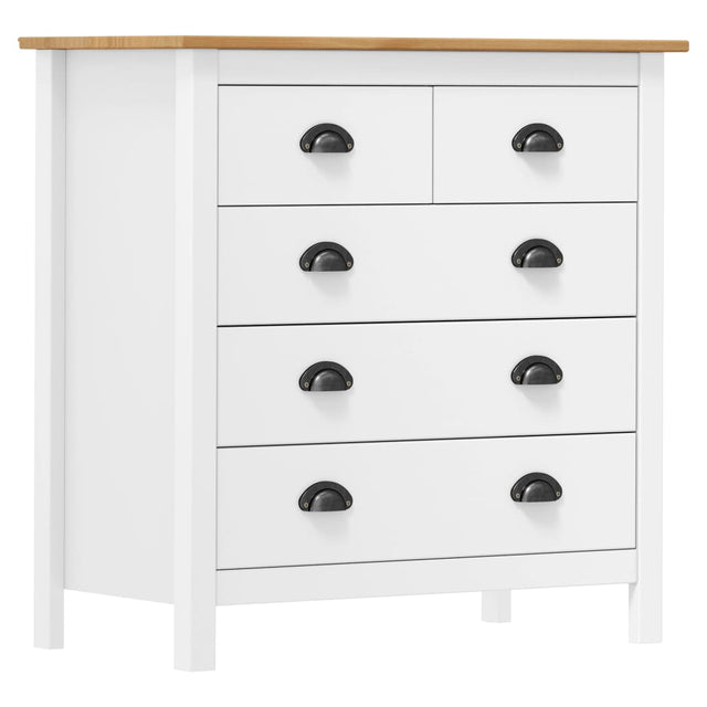 Sideboard Hill White Solid Pine Wood