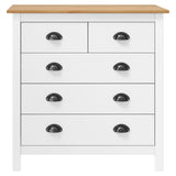 Sideboard Hill White Solid Pine Wood